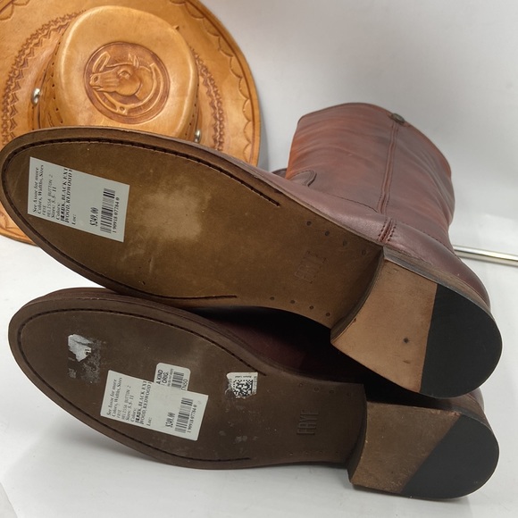 Frye Melissa Button 2 Redwood sz 9 1/2B Boot - Picture 8 of 14